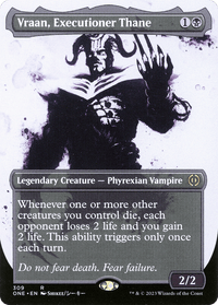 Vraan, Executioner Thane (Borderless Ichor) [Phyrexia: All Will Be One] - POKÉ JEUX