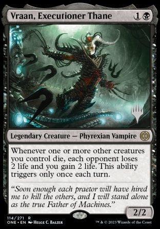 Vraan, Executioner Thane (Promo Pack) [Phyrexia: All Will Be One Promos] - POKÉ JEUX