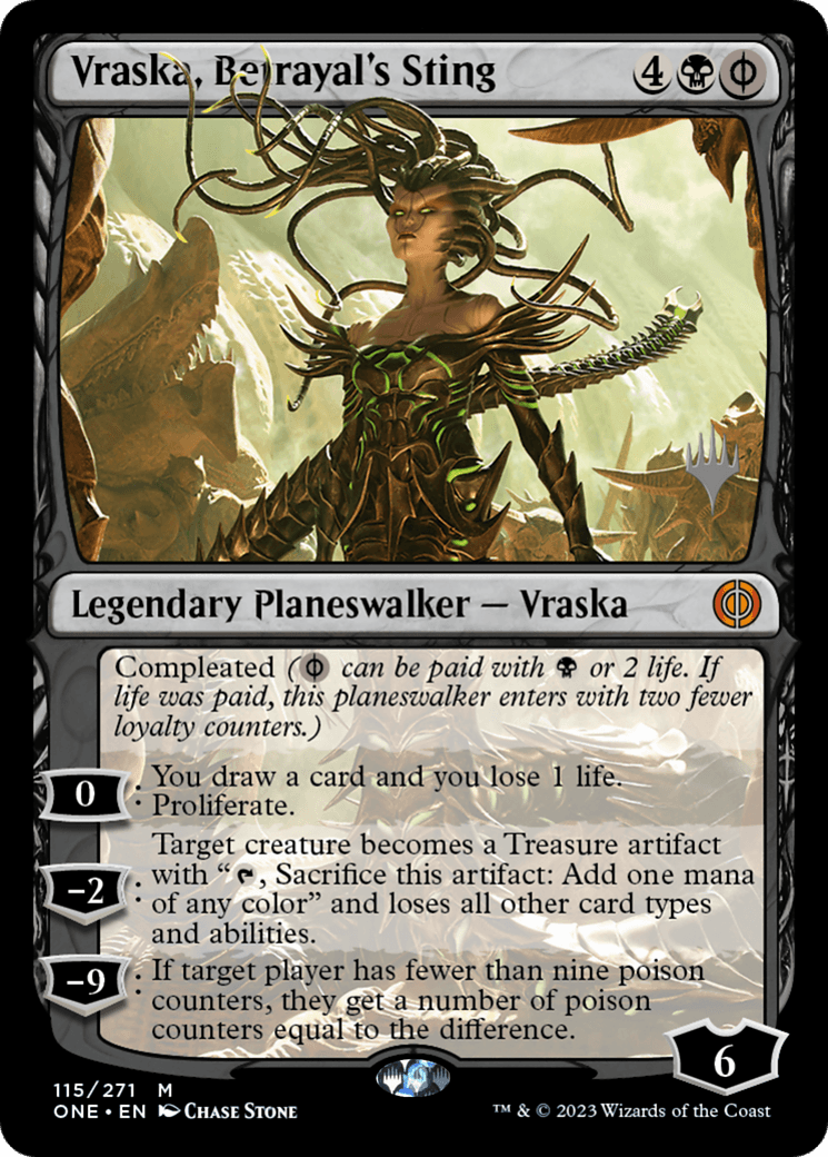 Vraska, Betrayal's Sting (Promo Pack) [Phyrexia: All Will Be One Promos] - POKÉ JEUX