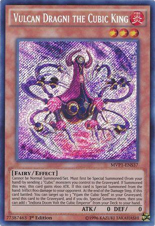 Vulcan Dragni the Cubic King [MVP1-ENS37] Secret Rare - POKÉ JEUX