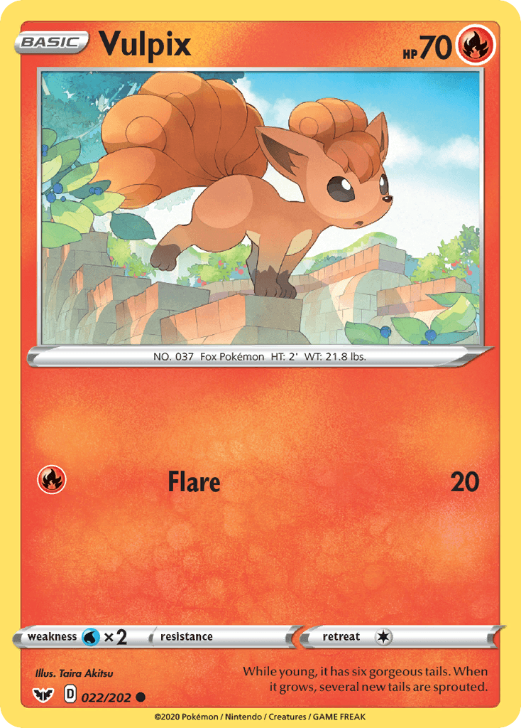 Vulpix (022/202) [Sword & Shield: Base Set] - POKÉ JEUX