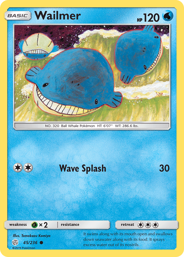 Wailmer (45/236) [Sun & Moon: Cosmic Eclipse] - POKÉ JEUX