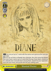 Wanted Poster (SDS/SX03-022b U) [The Seven Deadly Sins] - POKÉ JEUX