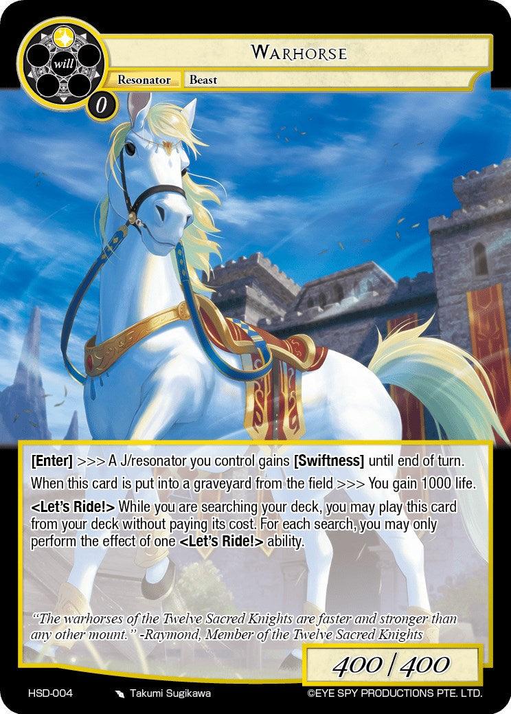 Warhorse (HSD-004) [Starter Deck: Hero Cluster] - POKÉ JEUX