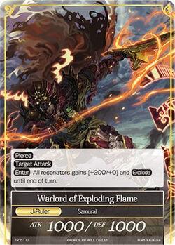 Warlord of Exploding Flame // Warlord of Exploding Flame (J) (1-051/J) [The Dawn of Valhalla] - POKÉ JEUX