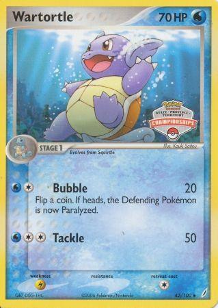 Wartortle (42/100) (States Championship Promo) [EX: Crystal Guardians] - POKÉ JEUX