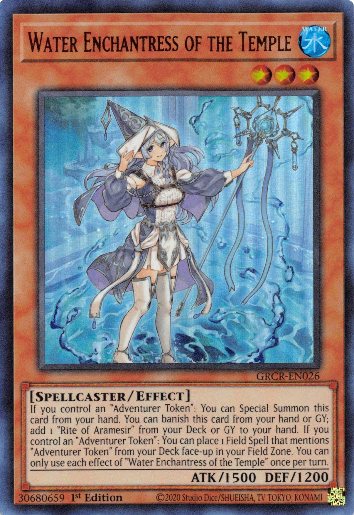 Water Enchantress of the Temple [GRCR-EN026] Ultra Rare - POKÉ JEUX