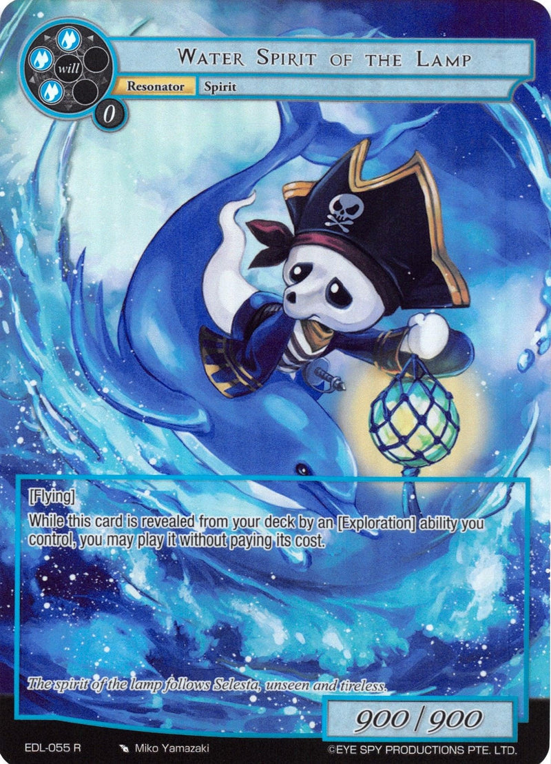 Water Spirit of the Lamp (Full Art) (EDL-055) [The Epic of the Dragon Lord] - POKÉ JEUX