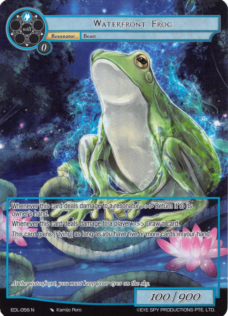 Waterfront Frog (Full Art) (EDL-056) [The Epic of the Dragon Lord] - POKÉ JEUX