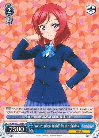 "We are school idols!" Maki Nishikino (LL/EN-W02-E193 PR) (Promo) [Love Live! DX Vol.2] - POKÉ JEUX