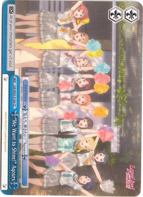 "We Want to Shine!" Aqours (LSS/W45-E100 CC) [Love Live! Sunshine!!] - POKÉ JEUX