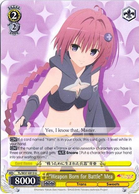 "Weapon Born for Battle" Mea (TL/W37-E013 U) [To Loveru Darkness 2nd] - POKÉ JEUX