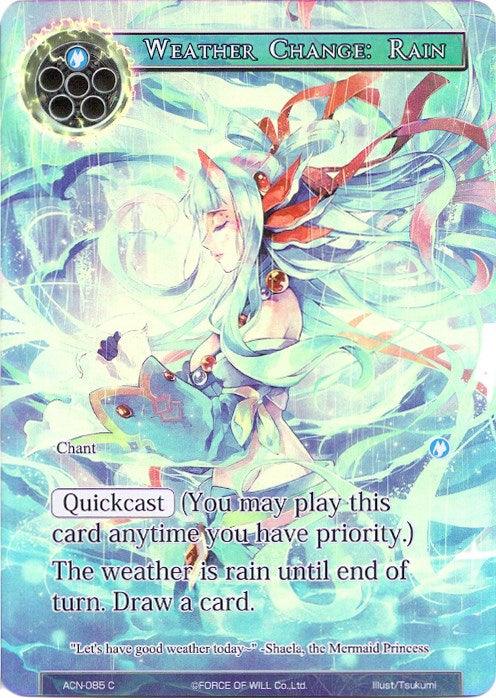 Weather Change: Rain (Full Art) (ACN-085) [Ancient Nights] - POKÉ JEUX