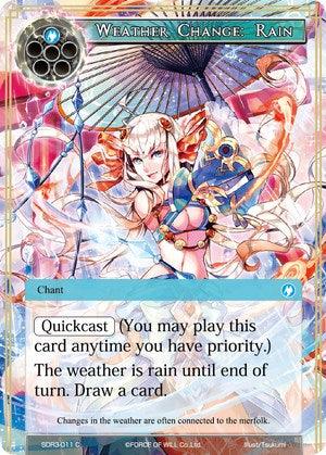 Weather Change: Rain (SDR3-011) [Starter Deck: Reiya Cluster] - POKÉ JEUX