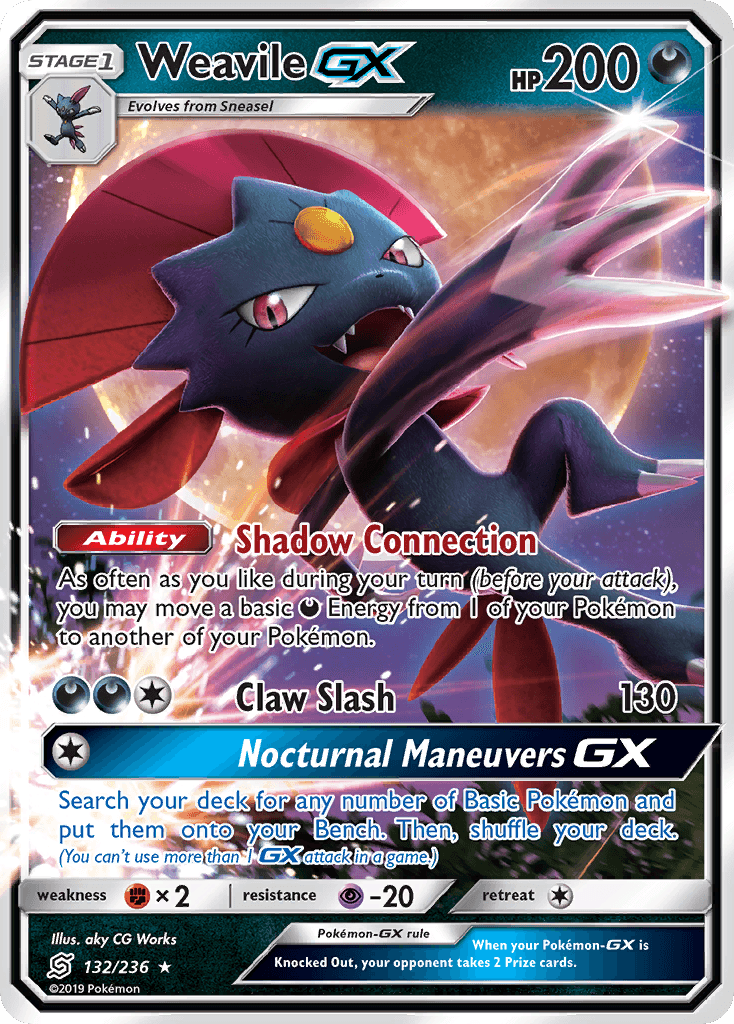 Weavile GX (132/236) [Sun & Moon: Unified Minds] - POKÉ JEUX