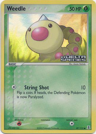 Weedle (87/113) (Stamped) [EX: Delta Species] - POKÉ JEUX