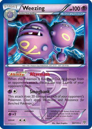 Weezing (58/135) (Theme Deck Exclusive) (Team Plasma) [Black & White: Plasma Storm] - POKÉ JEUX