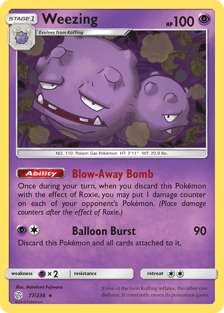 Weezing (77/236) [Sun & Moon: Cosmic Eclipse] - POKÉ JEUX