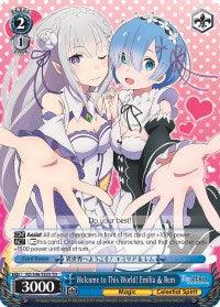 Welcome to This World! Emilia & Rem (RZ/S46-TE35 TD) [Re:ZERO] - POKÉ JEUX