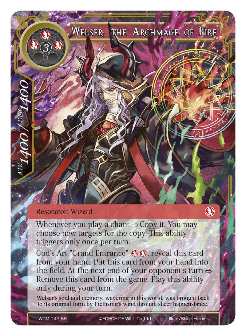 Welser, the Archmage of Fire (WOM-042) [Winds of the Ominous Moon] - POKÉ JEUX