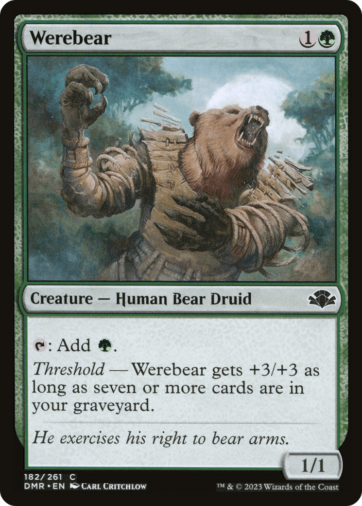 Werebear [Dominaria Remastered] - POKÉ JEUX