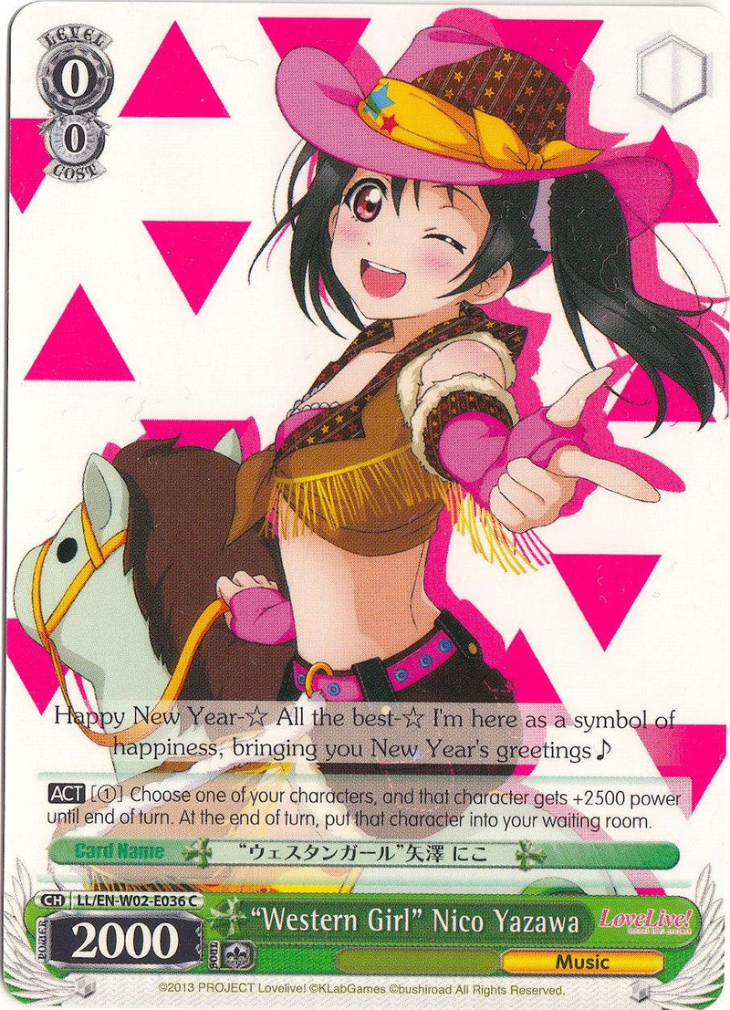 "Western Girl" Nico Yazawa (LL/EN-W02-E036 C) [Love Live! DX Vol.2] - POKÉ JEUX