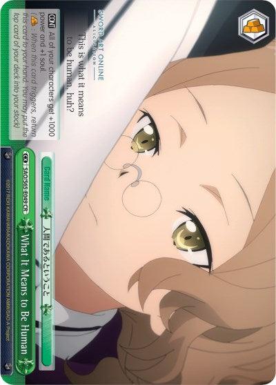 What It Means to Be Human (SAO/S65-E049 CR) [Sword Art Online -Alicization-] - POKÉ JEUX