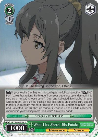 What Lies Ahead, Rio Futaba (SBY/W64-E038 U) [Rascal Does Not Dream of Bunny Girl Senpai] - POKÉ JEUX