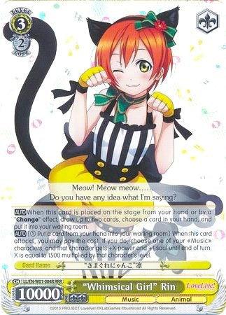 "Whimsical Girl" Rin (LL/EN-W01-004R RRR) [Love Live! DX] - POKÉ JEUX