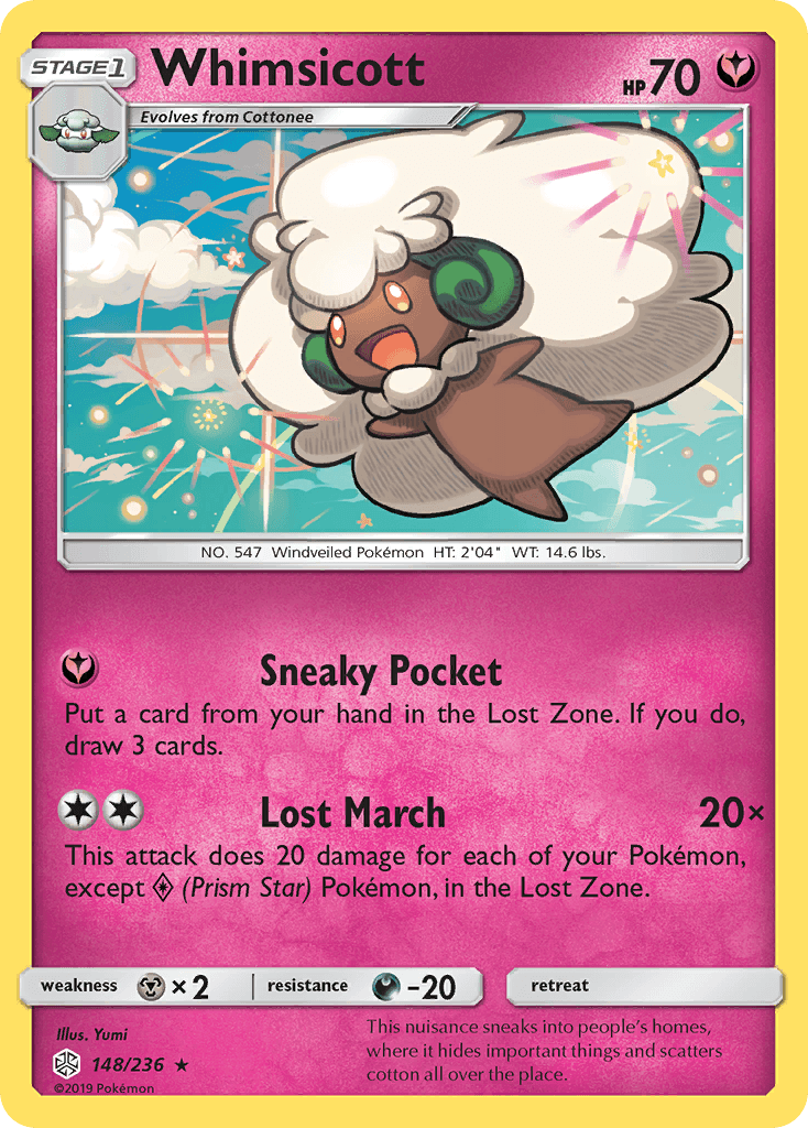 Whimsicott (148/236) [Sun & Moon: Cosmic Eclipse] - POKÉ JEUX