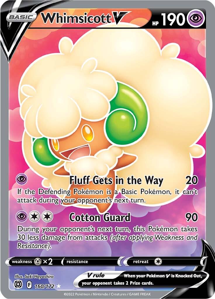 Whimsicott V (160/172) [Sword & Shield: Brilliant Stars] - POKÉ JEUX