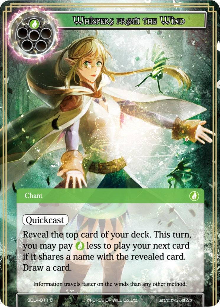 Whispers from the Wind (SDL4-011) [Starter Deck: Swarming Elves] - POKÉ JEUX