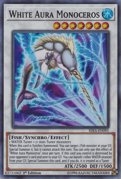 White Aura Monoceros [RIRA-EN095] Super Rare - POKÉ JEUX