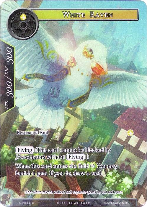 White Raven (Full Art) (ACN-028) [Ancient Nights] - POKÉ JEUX