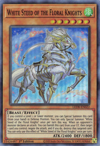 White Steed of the Floral Knights [LED8-EN022] Super Rare - POKÉ JEUX