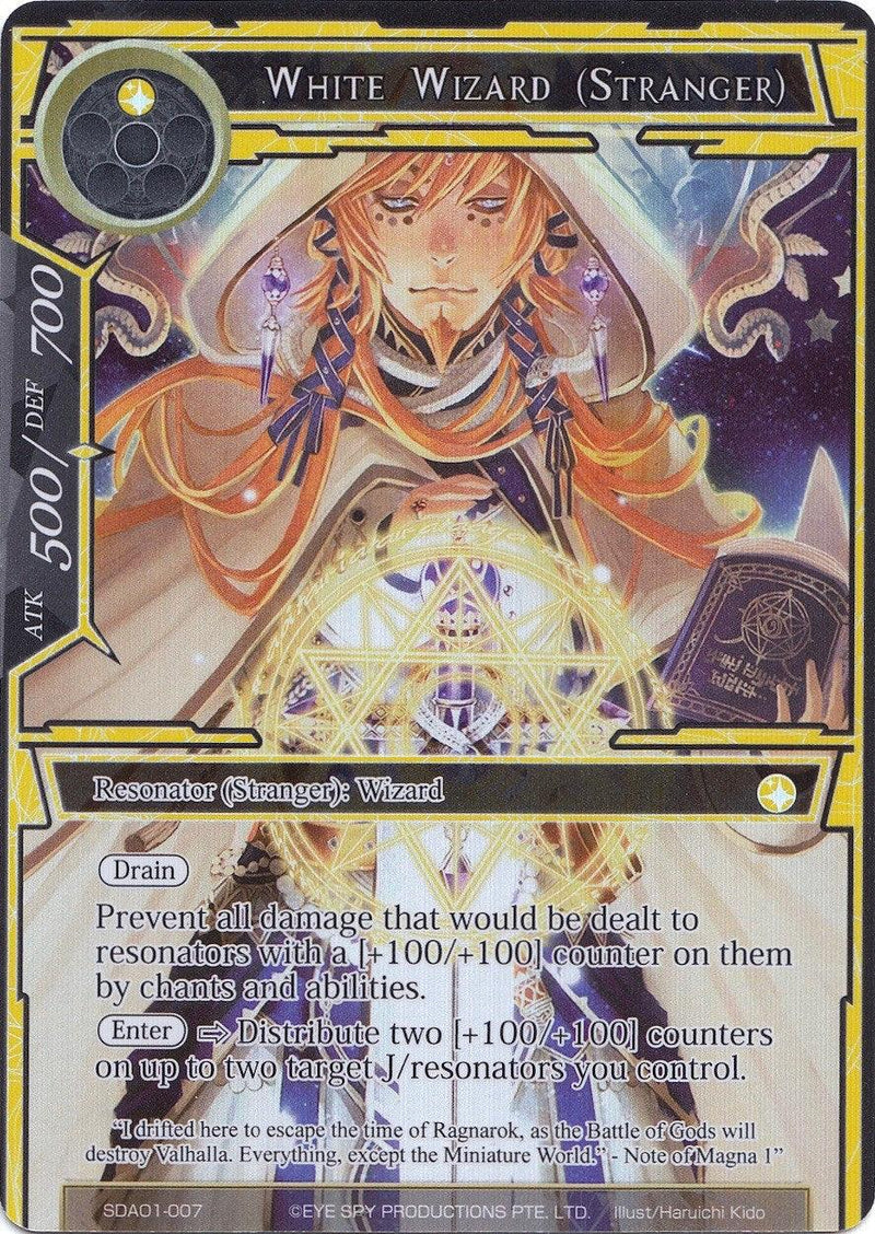 White Wizard (Stranger) (Full Art) (SDAO1-007) [Alice Origin Starter Deck] - POKÉ JEUX