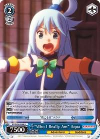 "Who I Really Am" Aqua (KS/W55-E088 U) [KonoSuba 2] - POKÉ JEUX