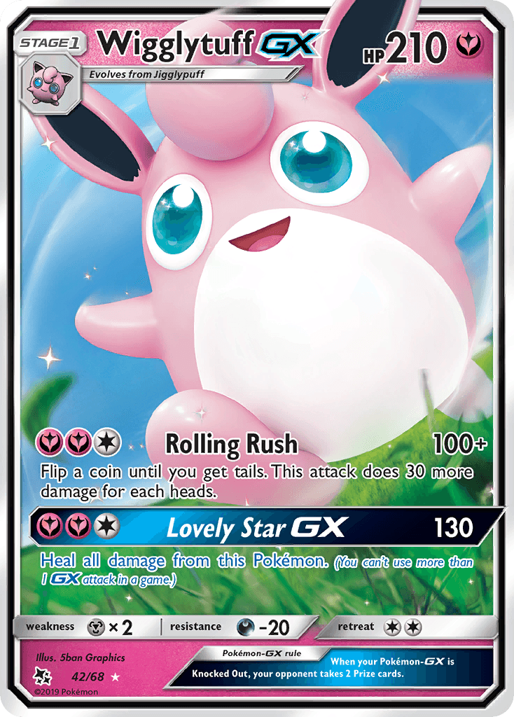 Wigglytuff GX (42/68) [Sun & Moon: Hidden Fates] - POKÉ JEUX