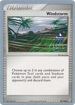 Windstorm (85/100) (Empotech - Dylan Lefavour) [World Championships 2008] - POKÉ JEUX