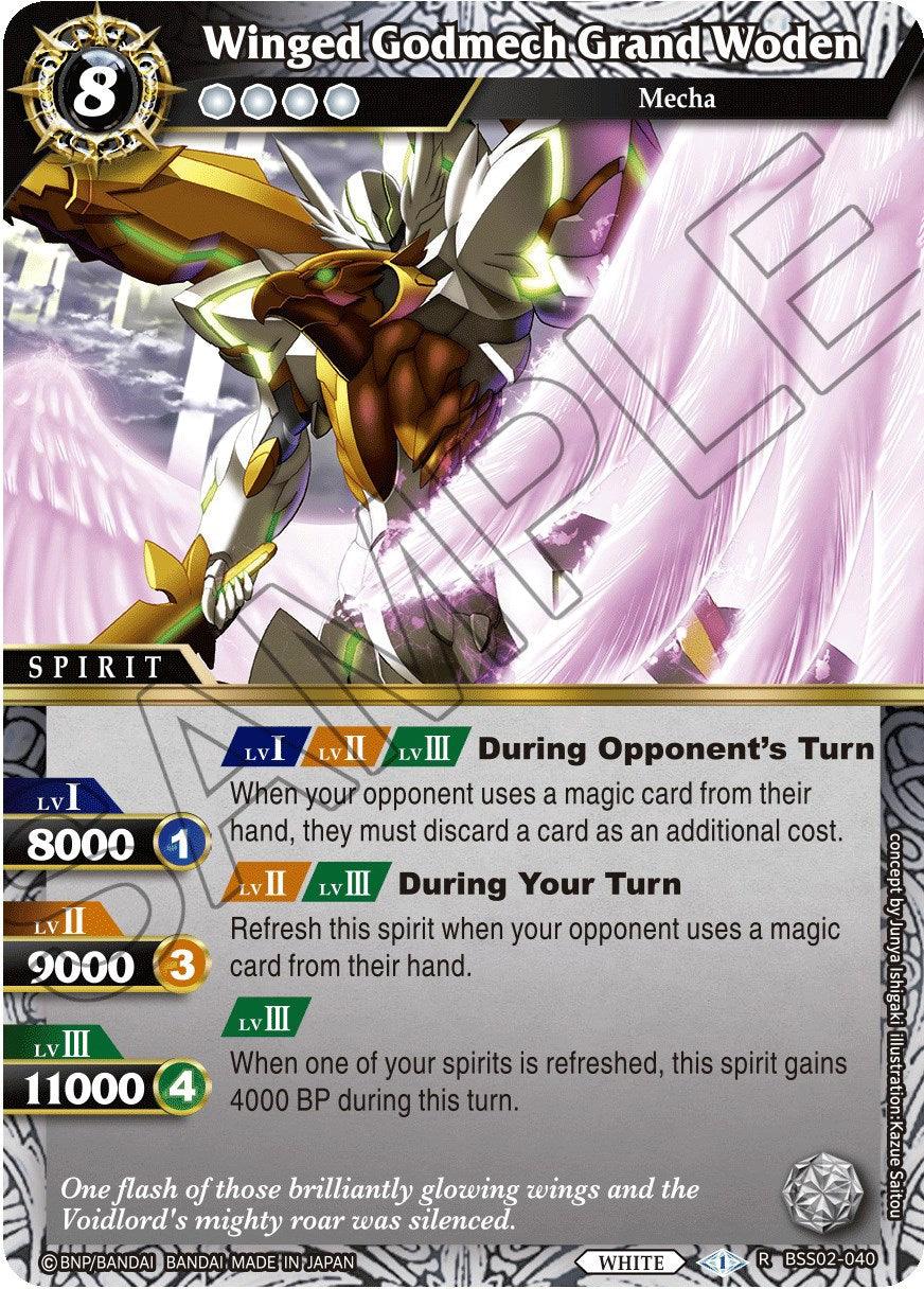 Winged Godmech Grand Woden (BSS02-040) [False Gods] - POKÉ JEUX