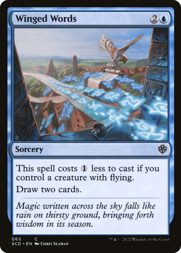 Winged Words [Starter Commander Decks] - POKÉ JEUX