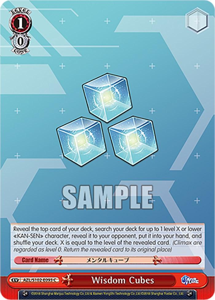 Wisdom Cubes (AZL/S102-E093 C) [Azur Lane] - POKÉ JEUX