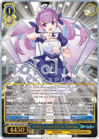 Wishing for a Future With You, Minato Aqua (Foil) [hololive production Premium Booster] - POKÉ JEUX