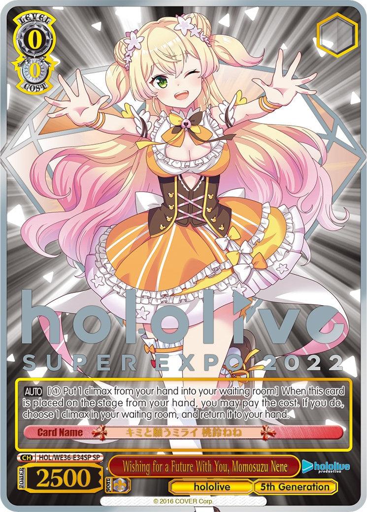 Wishing for a Future With You, Momosuzu Nene (Foil) [hololive production Premium Booster] - POKÉ JEUX