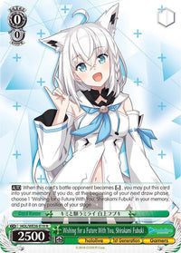 Wishing for a Future With You, Shirakami Fubuki [hololive production Premium Booster] - POKÉ JEUX