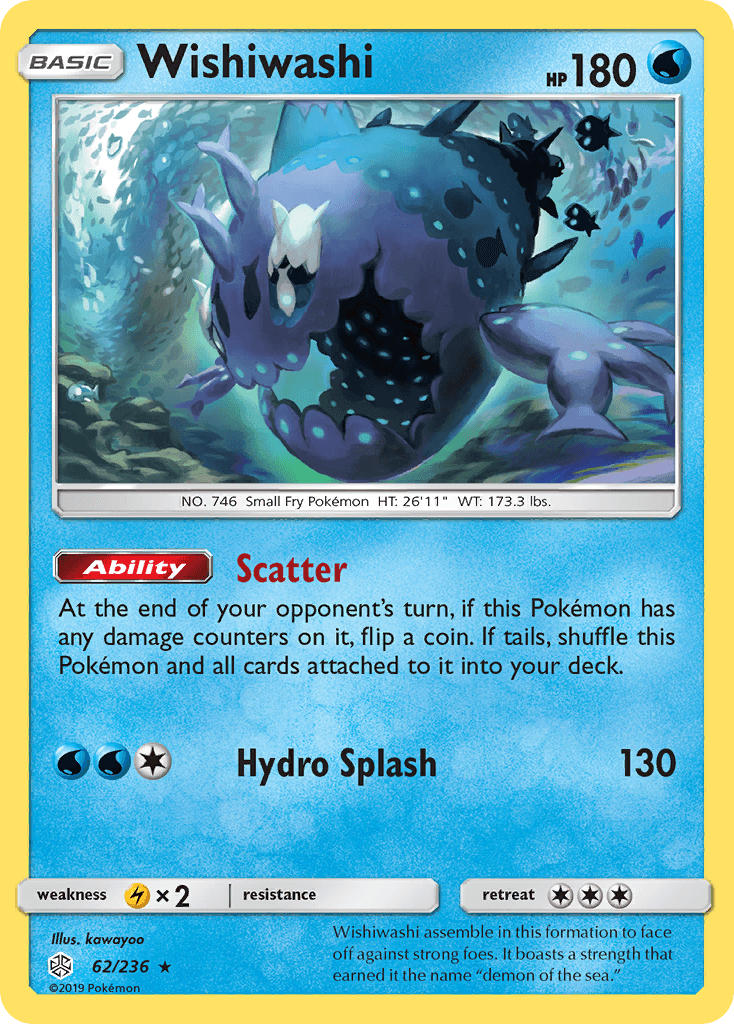 Wishiwashi (62/236) [Sun & Moon: Cosmic Eclipse] - POKÉ JEUX