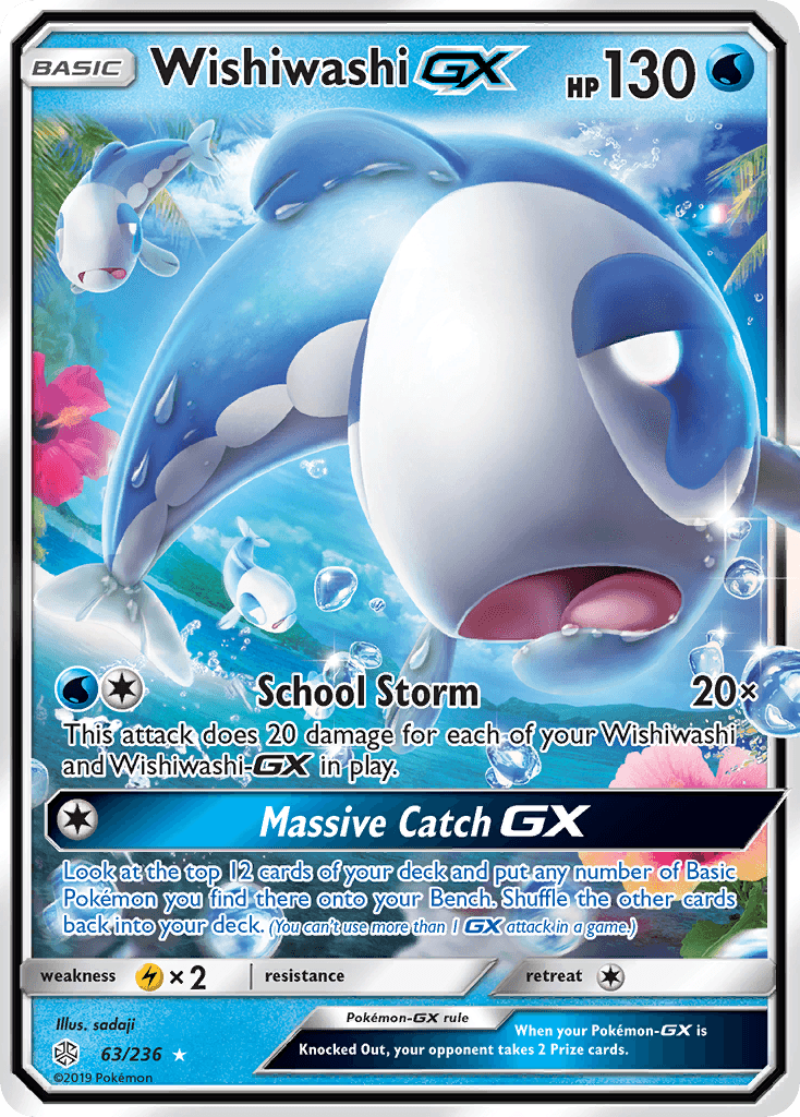 Wishiwashi GX (63/236) [Sun & Moon: Cosmic Eclipse] - POKÉ JEUX