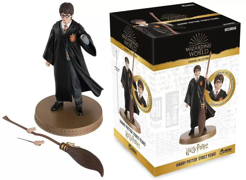 Wizarding World of Harry Potter - Harry Potter & Wand/Broomstick 9.8" - POKÉ JEUX - 5059072014281 - 5059072014281