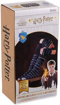 Wizarding World of Harry Potter - Knitting Kit Ravenclaw fingerless mittens and socks - POKÉ JEUX - 5059072008235 - 5059072008235