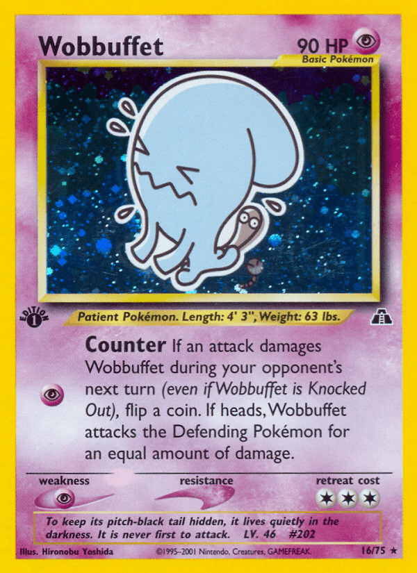 Wobbuffet (16/75) [Neo Discovery 1st Edition] - POKÉ JEUX